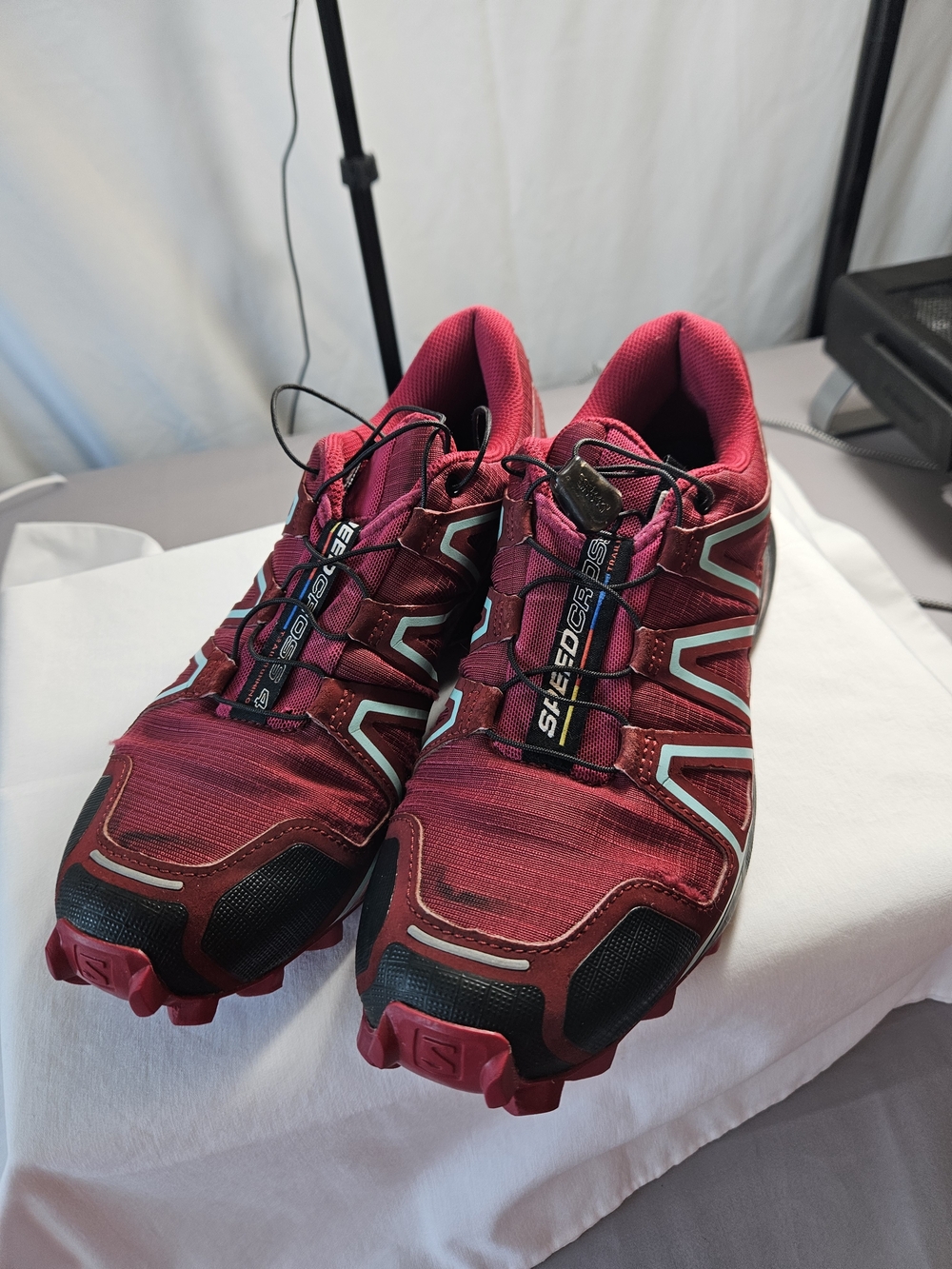 Salomon Speedcross Men's Trail Running Shoes - Red Size 8.5 Perfect for Outdoors - Picture 5 of 10